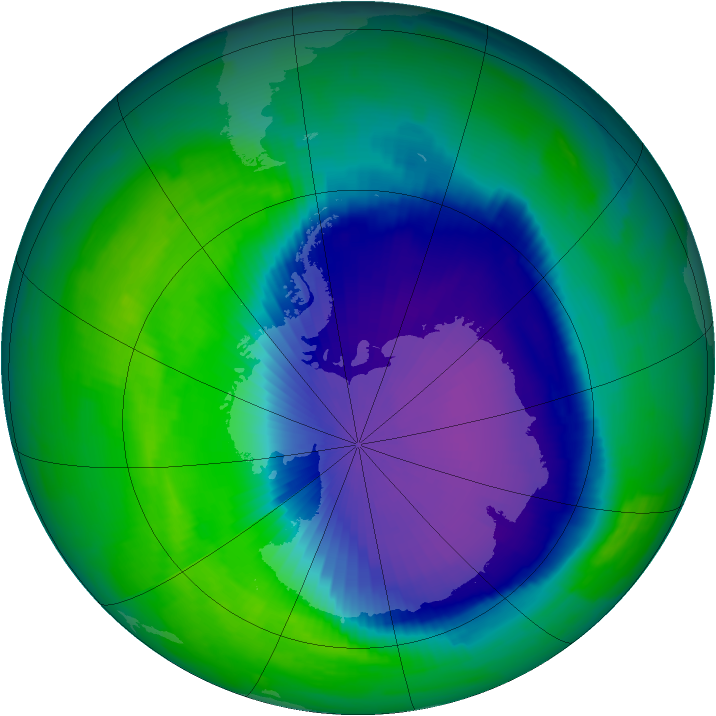 Ozone Map 1997-10-18